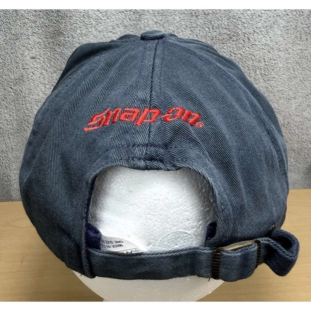 Vintage Buick‎ Best Snap-On RARE Black Hat Swingster USA Unstructured Strapback